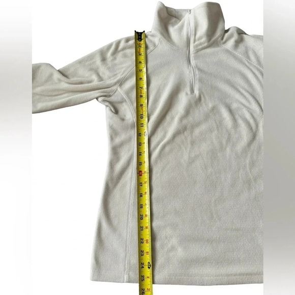Women’s Columbia Cream Color Lightweight Fleece Size Large - Picture 3 of 5